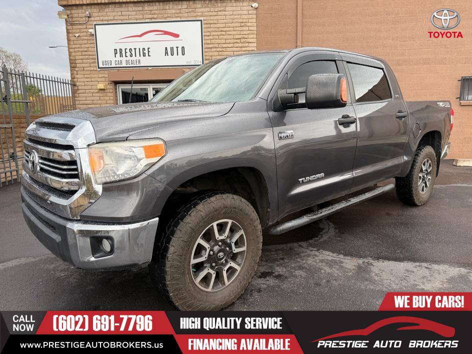 Magnetic Gray Metallic 2016 Toyota Tundra Pickup Truck Four-Wheel Drive Automatic