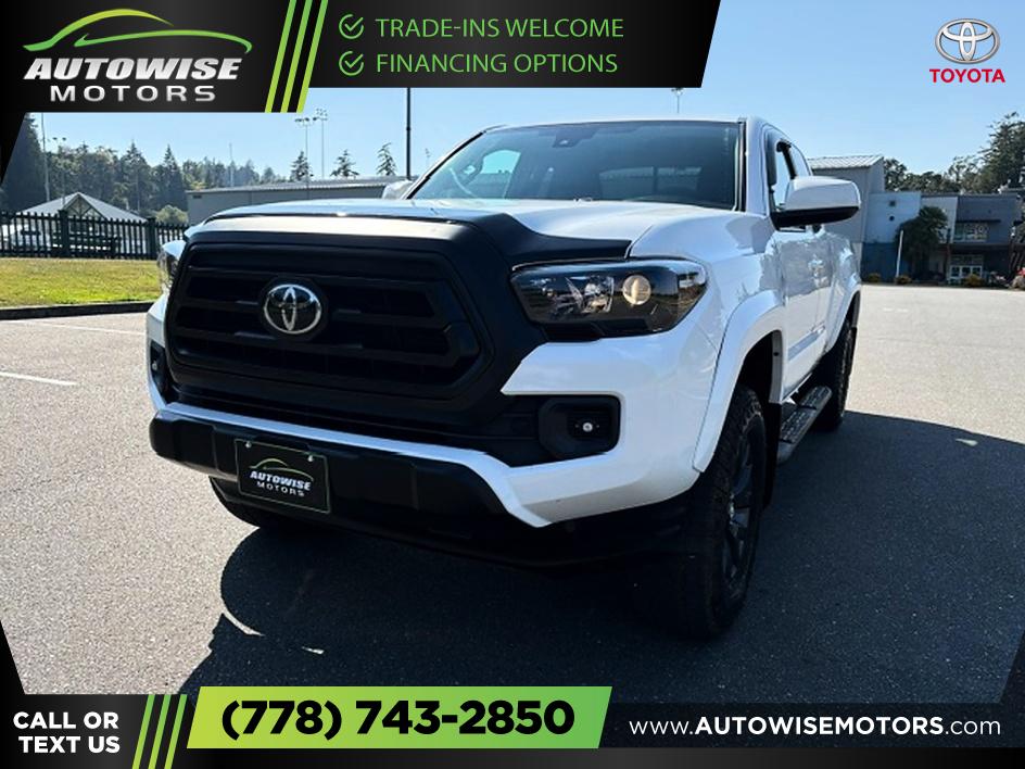 Super White 2020 Toyota Tacoma Pickup Truck Four-Wheel Drive Automatic