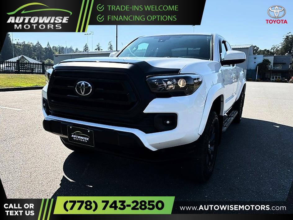 Super White 2020 Toyota Tacoma Pickup Truck Four-Wheel Drive Automatic