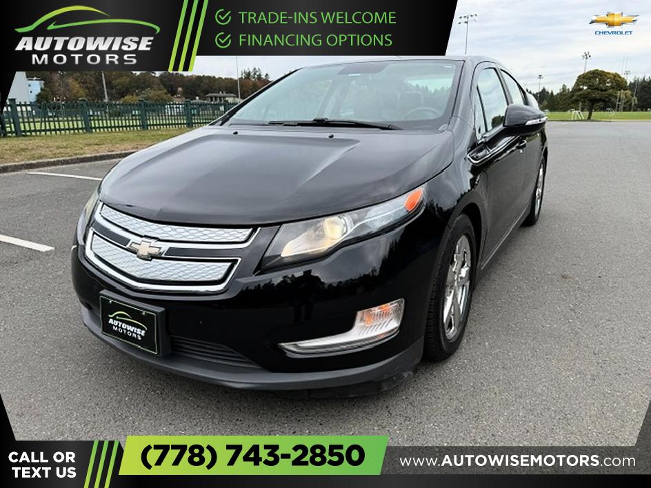 Black 2015 Chevrolet Volt Hatchback Front-Wheel Drive Automatic
