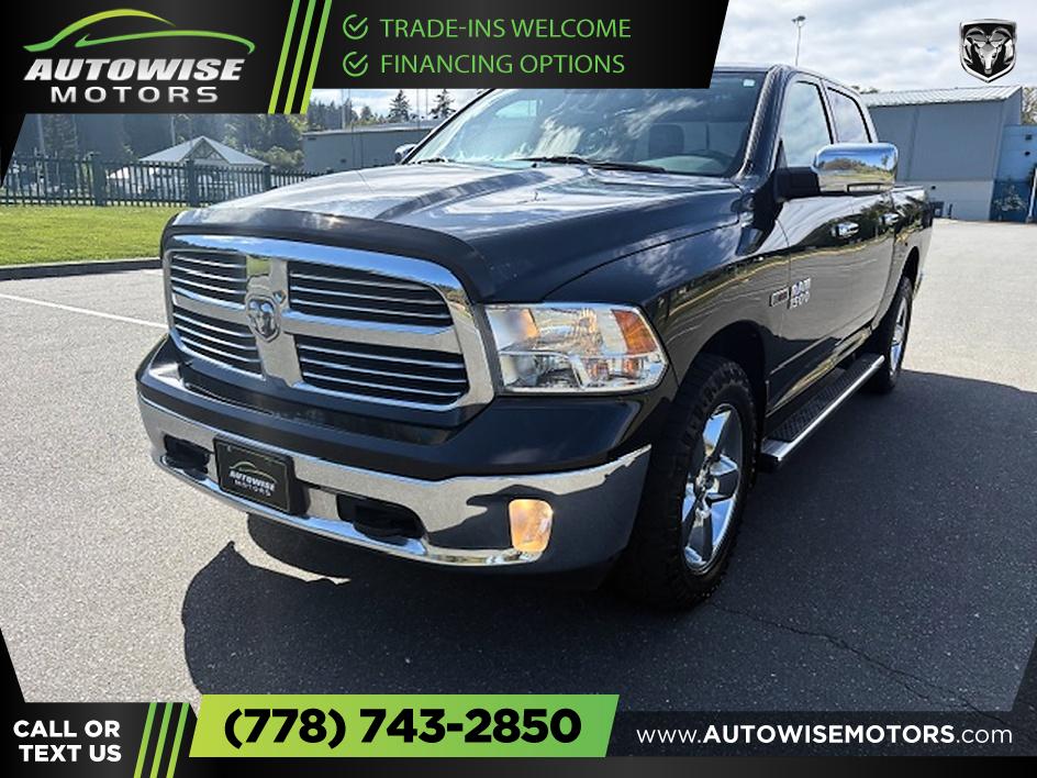 Black 2017 RAM 1500 Pickup Truck Four-Wheel Drive Automatic