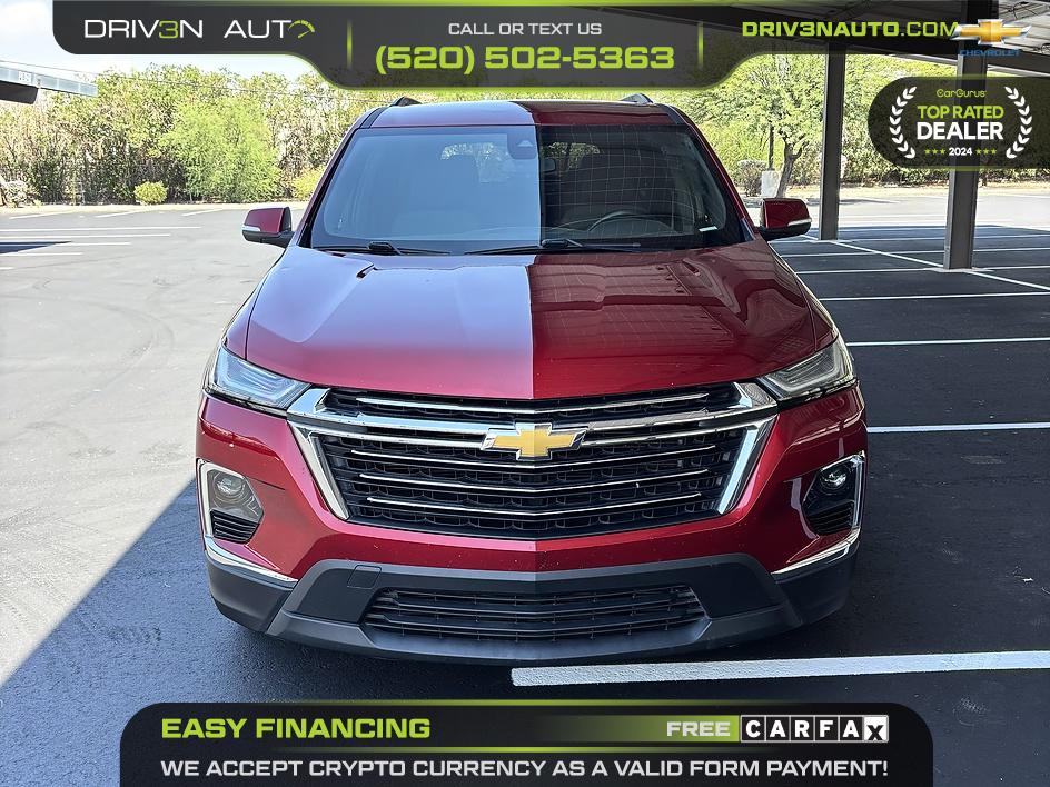 Red 2023 Chevrolet Traverse SUV / Crossover Front-Wheel Drive Automatic