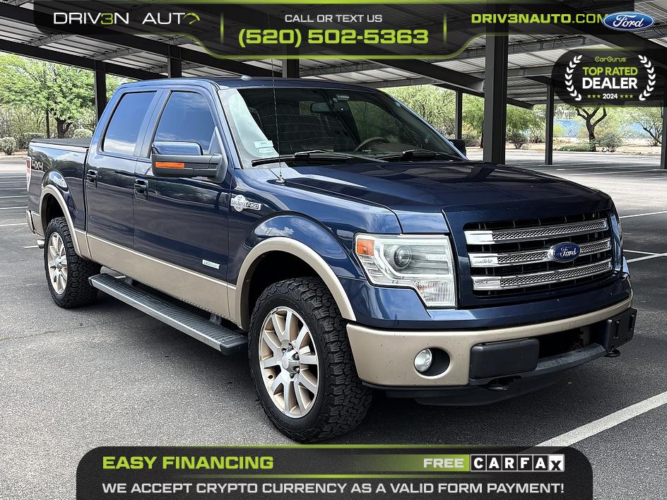 Blue Jeans Metallic 2013 Ford F-150 Pickup Truck Four-Wheel Drive Automatic