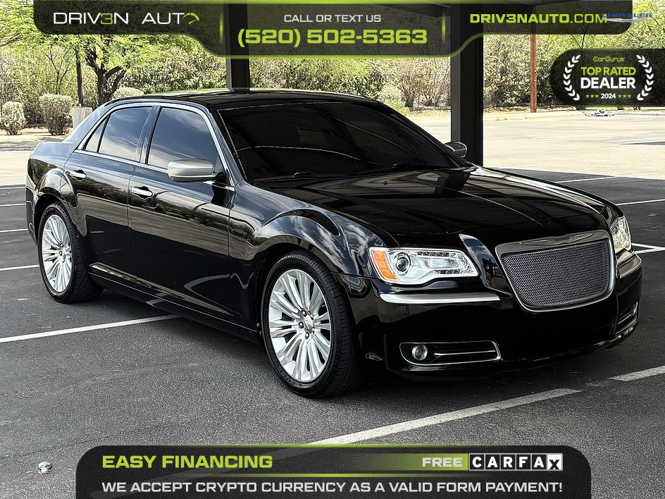 Black 2013 Chrysler 300 Sedan Rear-Wheel Drive Automatic
