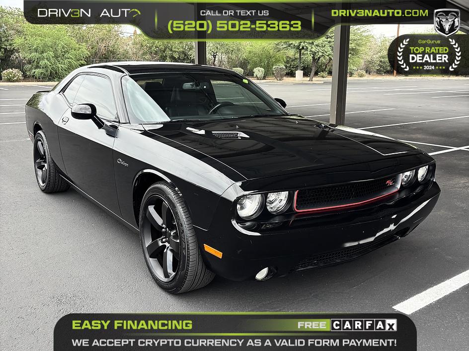 Black 2013 Dodge Challenger Coupe Rear-Wheel Drive Automatic