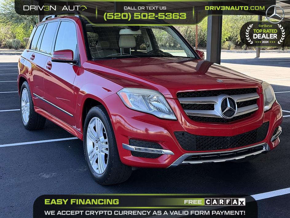 Red 2013 Mercedes-Benz GLK SUV / Crossover Rear-Wheel Drive Automatic