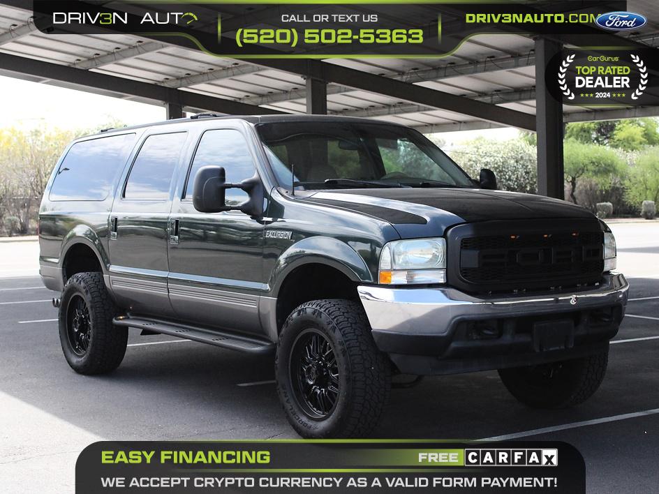 Green 2002 Ford Excursion XLT SUV / Crossover Rear-Wheel Drive Automatic