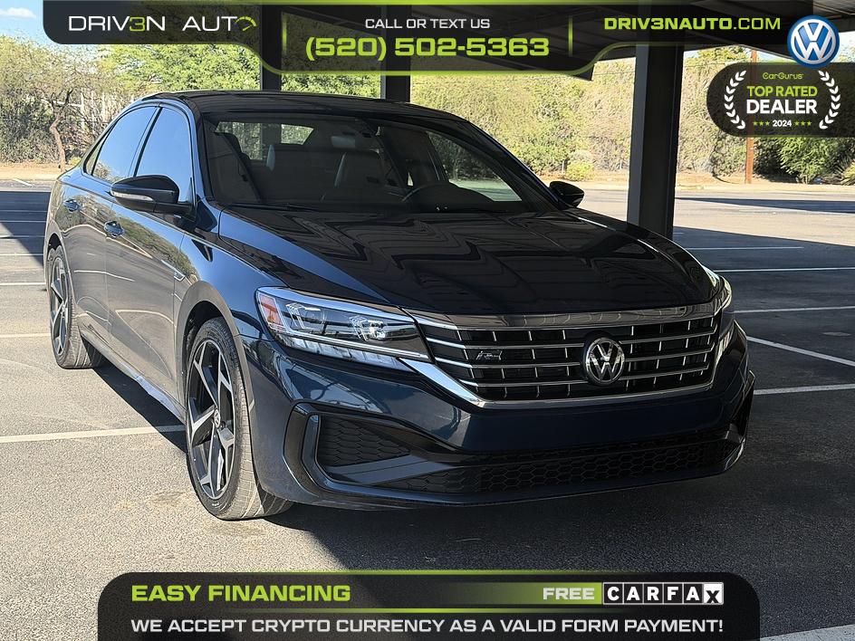 Tourmaline Blue Metallic 2022 Volkswagen Passat Sedan Front-Wheel Drive Automatic