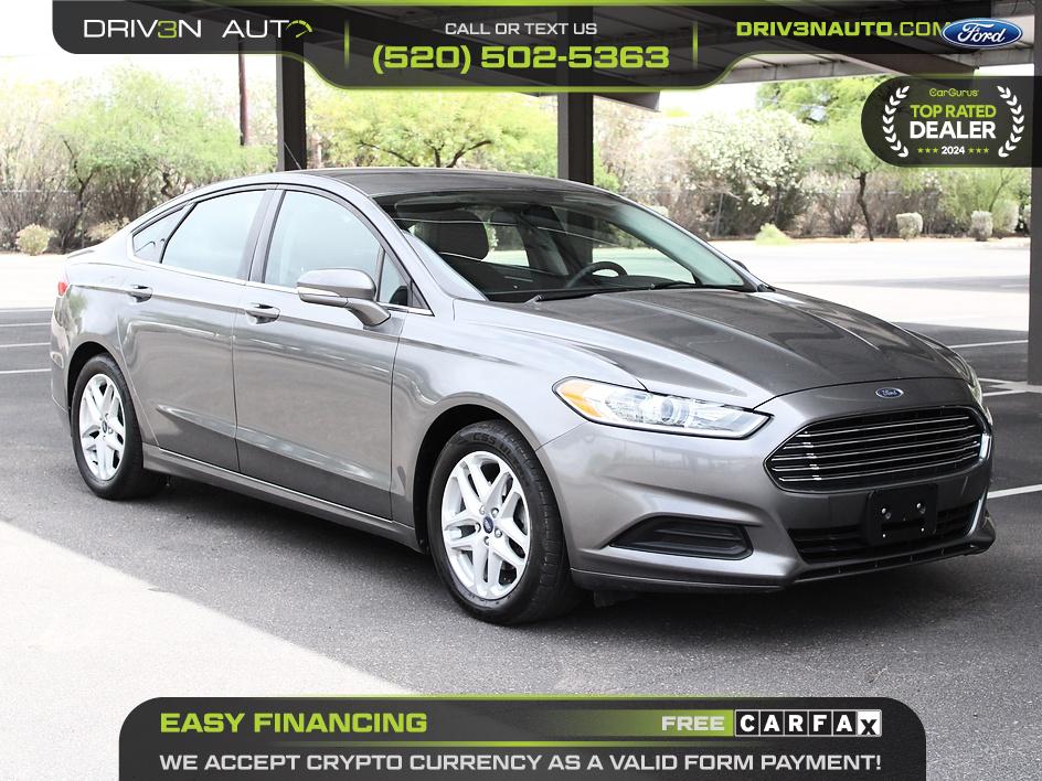 Gray 2014 Ford Fusion SE Sedan Front-Wheel Drive Automatic