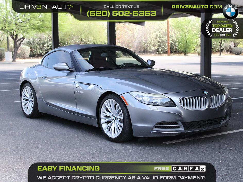 Silver 2012 BMW Z4 sDrive35i Roadster RWD Convertible Rear-Wheel Drive Automatic