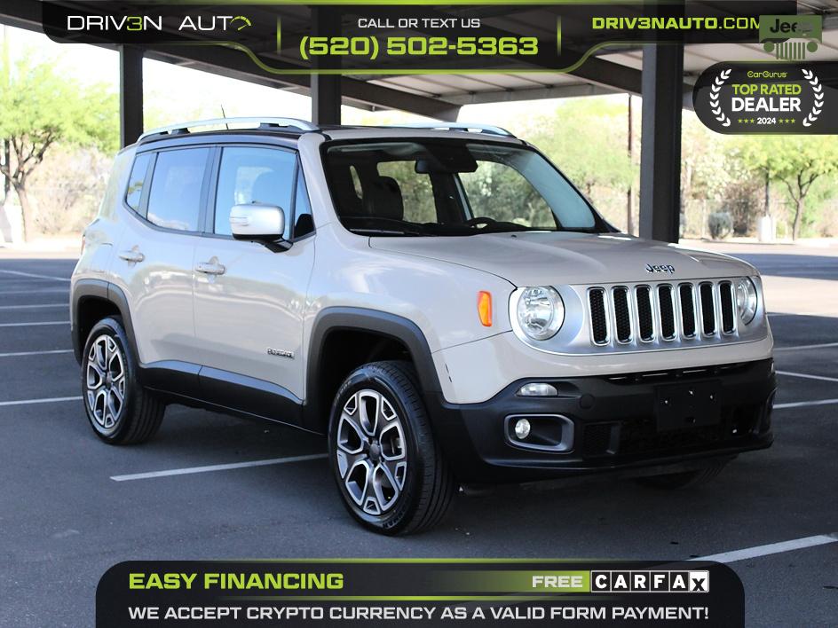 Brown (Tan) 2015 Jeep Renegade Limited 4WD SUV / Crossover Four-Wheel Drive Automatic