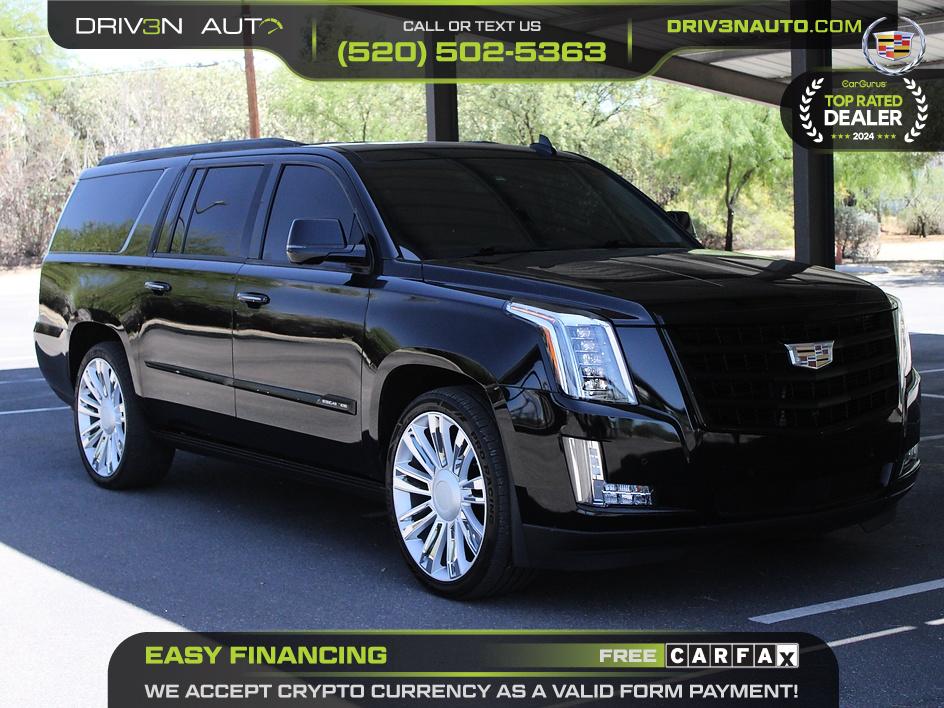 Black Raven 2015 Cadillac Escalade ESV Premium 4WD SUV / Crossover Four-Wheel Drive Automatic