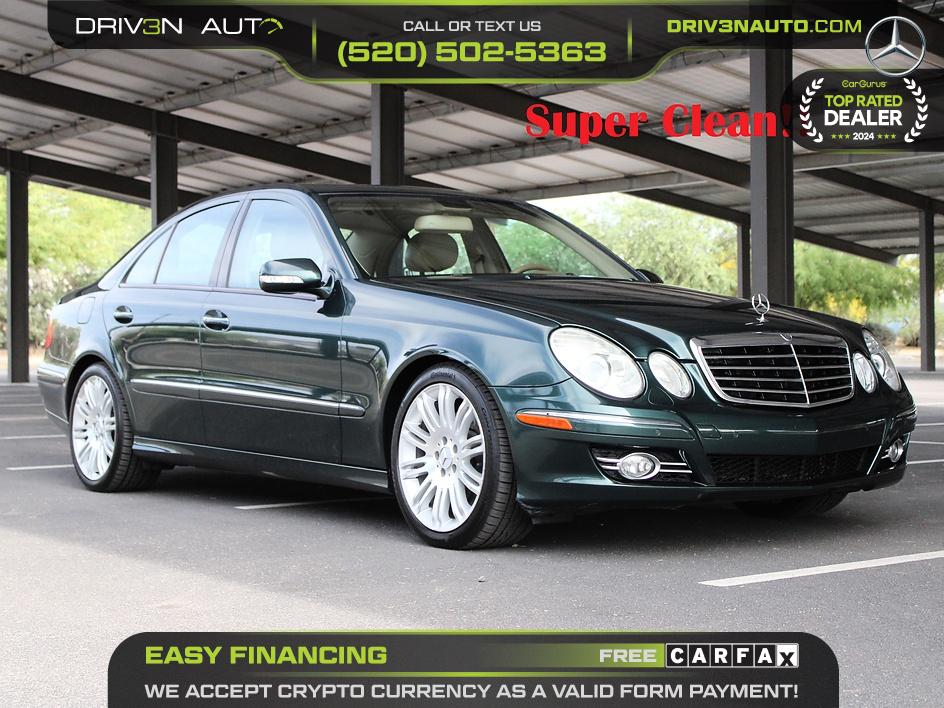Green 2007 Mercedes-Benz E-Class E 350 Sedan Rear-Wheel Drive Automatic
