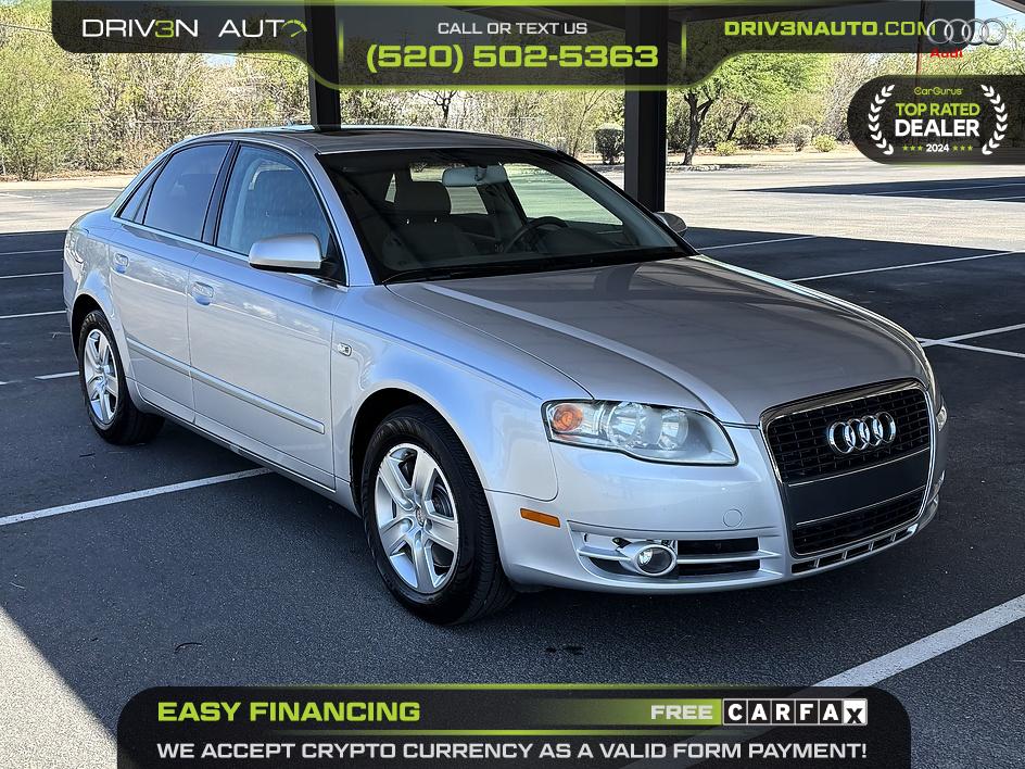 Silver 2006 Audi A4 Sedan Front-Wheel Drive Automatic