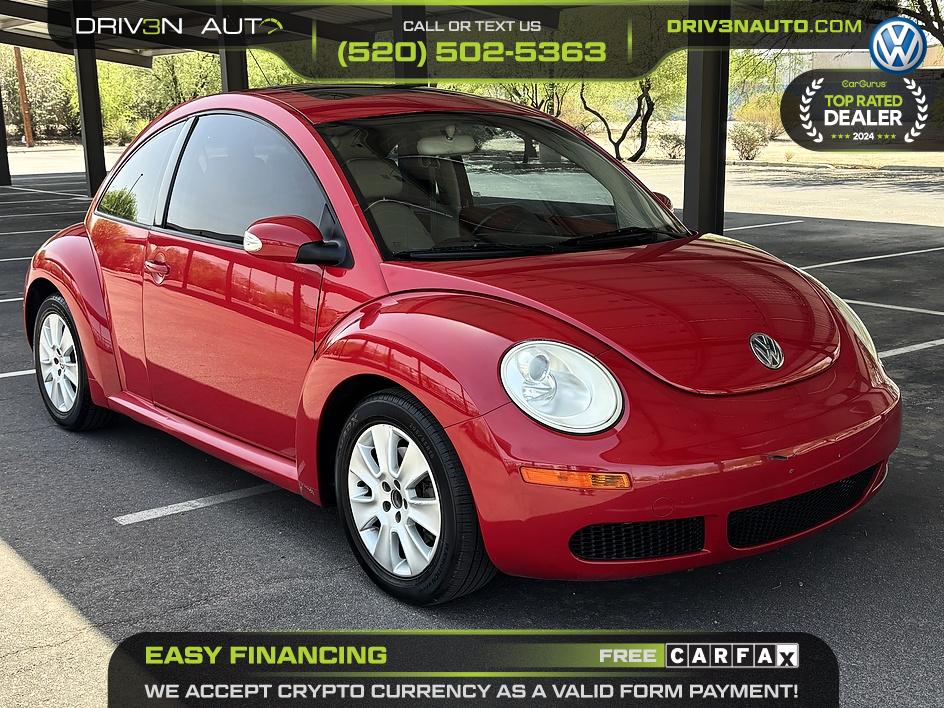 Red 2010 Volkswagen Beetle Hatchback Front-Wheel Drive Automatic