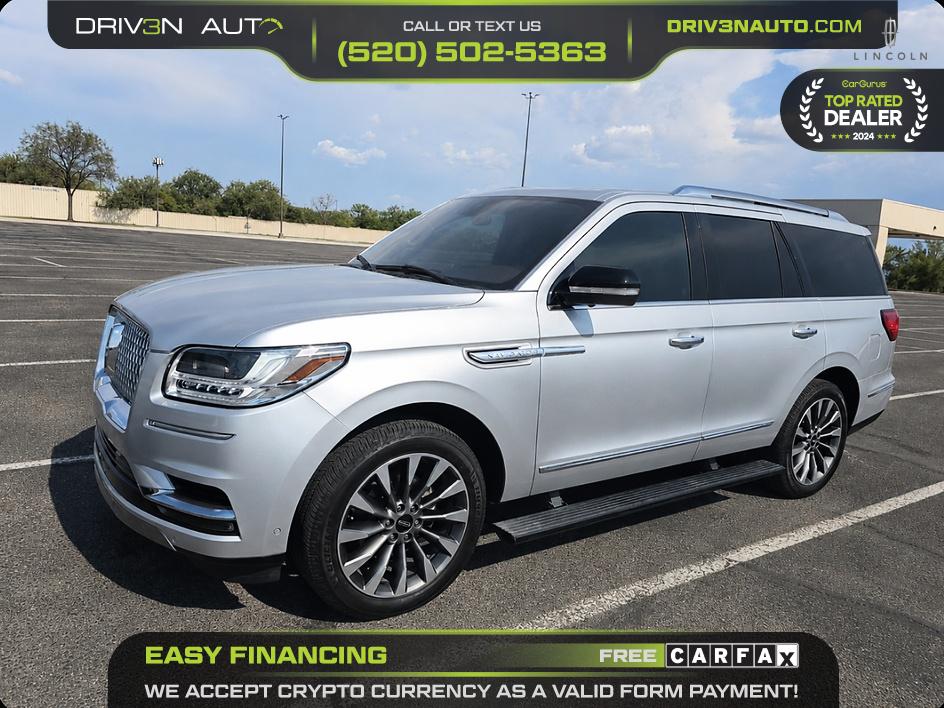 Silver 2018 Lincoln Navigator SUV / Crossover Four-Wheel Drive Automatic