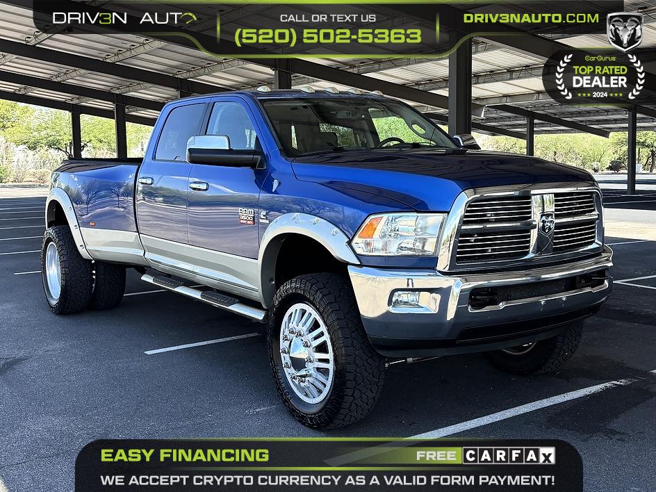 Blue 2010 Dodge RAM 3500 Pickup Truck  Automatic