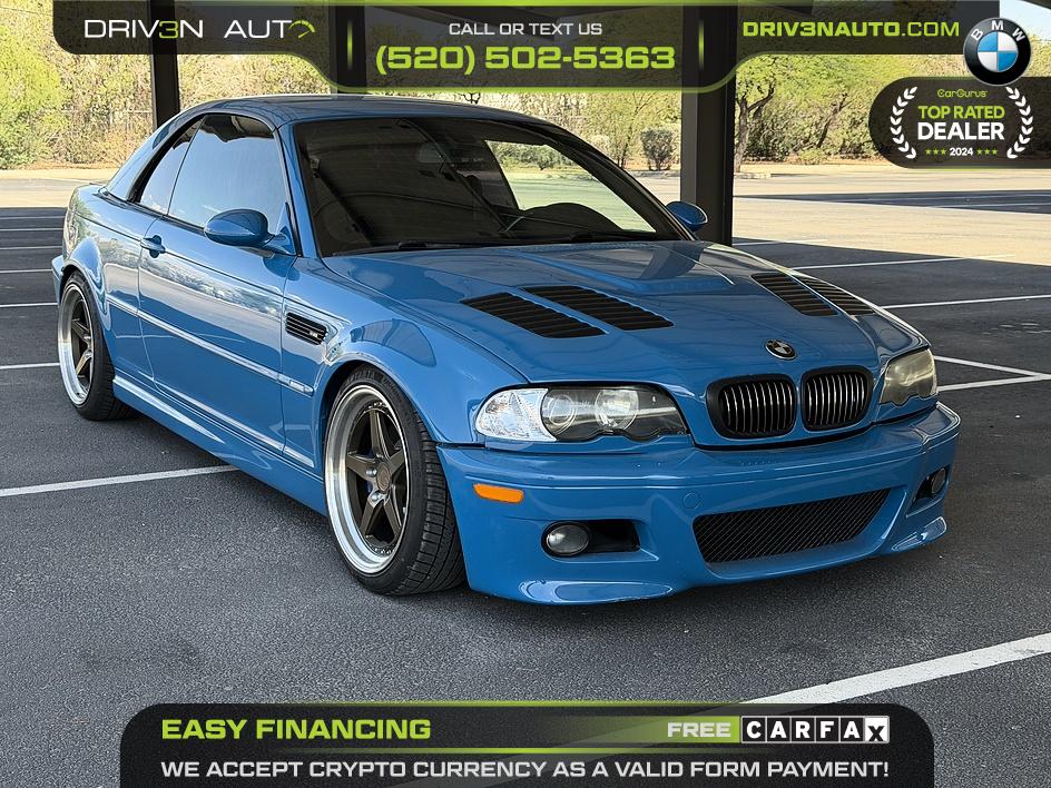 Teal 2005 BMW M3 Convertible Rear-Wheel Drive Manual
