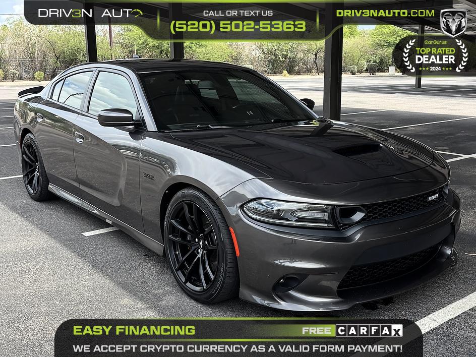 Gray (Granite Pearlcoat) 2019 Dodge Charger Sedan Rear-Wheel Drive Automatic