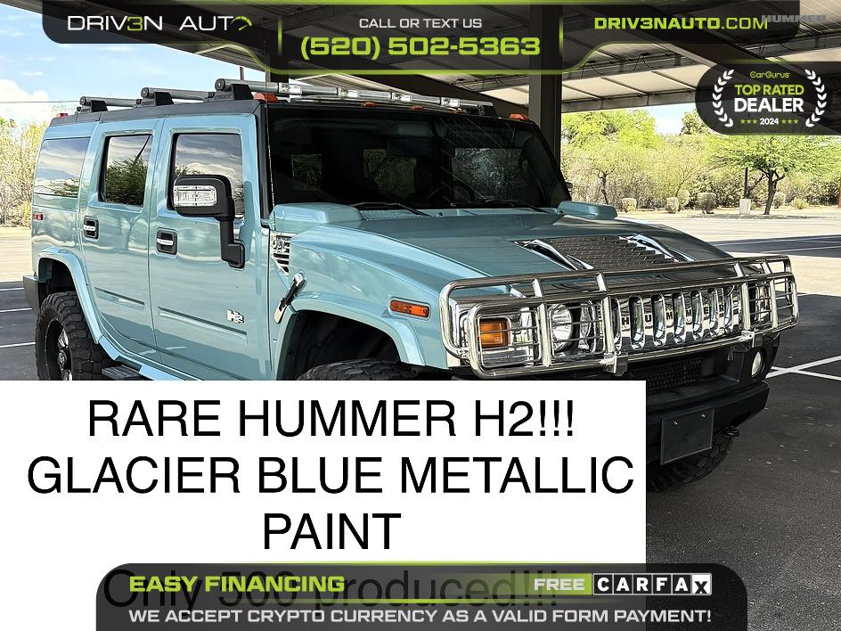 Blue 2007 Hummer H2 Base SUV / Crossover Four-Wheel Drive Automatic