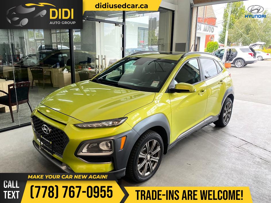 Green 2018 Hyundai Kona SUV / Crossover All-Wheel Drive Automatic