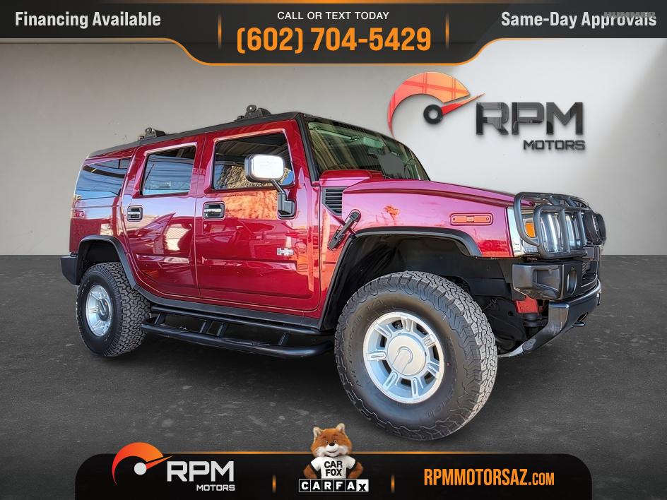 Red (Burgundy) 2003 Hummer H2 SUV / Crossover Automatic