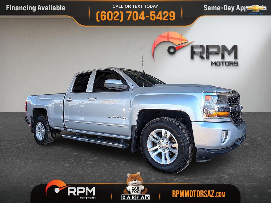 Silver Ice Metallic 2017 Chevrolet Silverado 1500 Pickup Truck Four-Wheel Drive Automatic