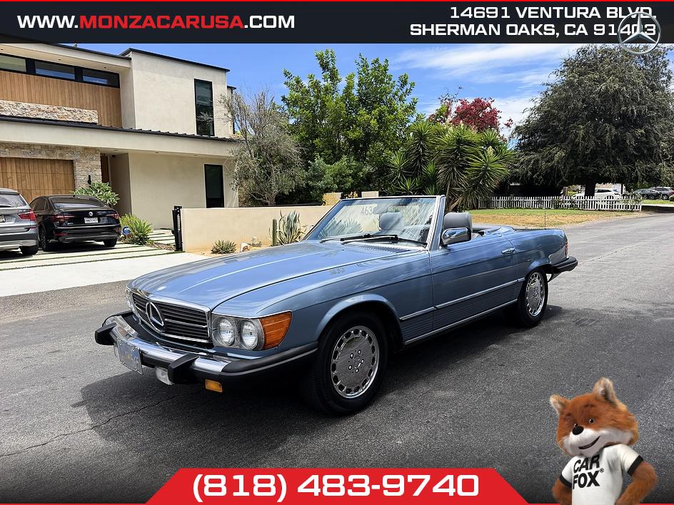 Gray 1985 Mercedes-Benz 380-Class Convertible Rear-Wheel Drive Automatic