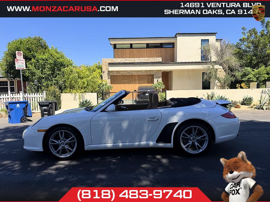 White 2009 Porsche 911 Convertible Rear-Wheel Drive Automatic
