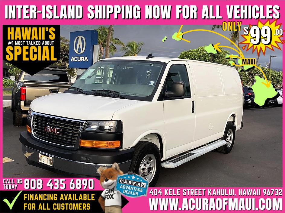 Summit White 2025 GMC Savana Cargo Van Rear-Wheel Drive Automatic