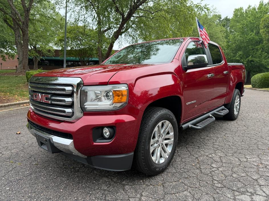 Red 2017 GMC Canyon Pickup Truck Four-Wheel Drive Automatic
