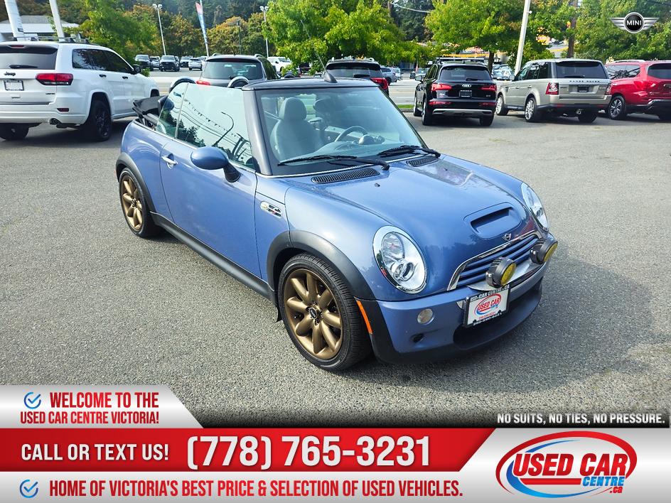 Blue 2006 MINI Cooper Convertible Front-Wheel Drive Automatic