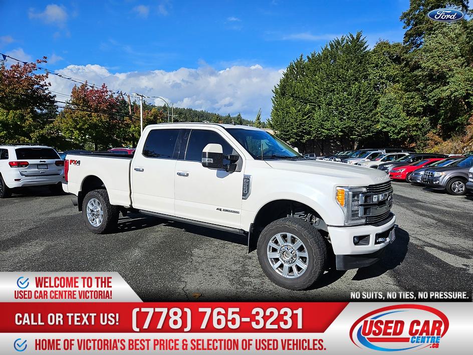 White 2019 Ford F-350 Super Duty Pickup Truck Four-Wheel Drive Automatic