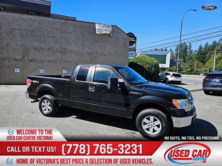 Black 2012 Ford F-150 Pickup Truck Four-Wheel Drive Automatic
