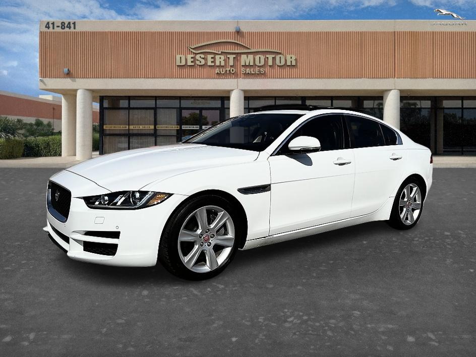 White 2018 Jaguar XE Sedan Rear-Wheel Drive Automatic