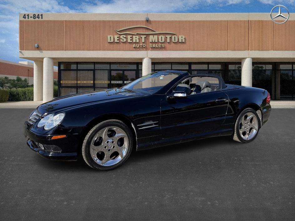 Black 2005 Mercedes-Benz SL-Class Convertible Rear-Wheel Drive Automatic
