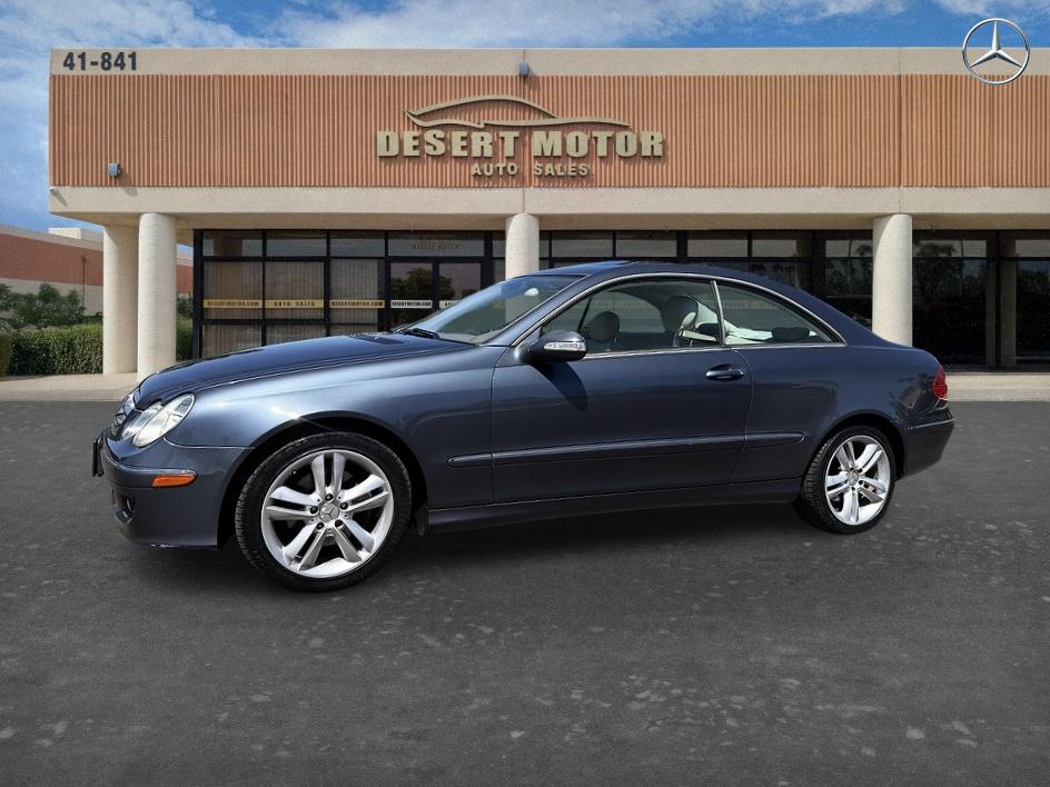 Blue 2006 Mercedes-Benz CLK Coupe Rear-Wheel Drive Automatic