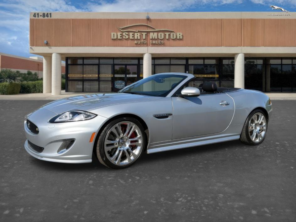 Rhodium Silver Metallic 2013 Jaguar XK-Series XKR Convertible RWD Convertible Rear-Wheel Drive Automatic