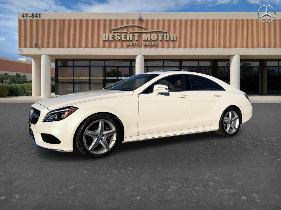 White 2015 Mercedes-Benz CLS Sedan Rear-Wheel Drive Automatic