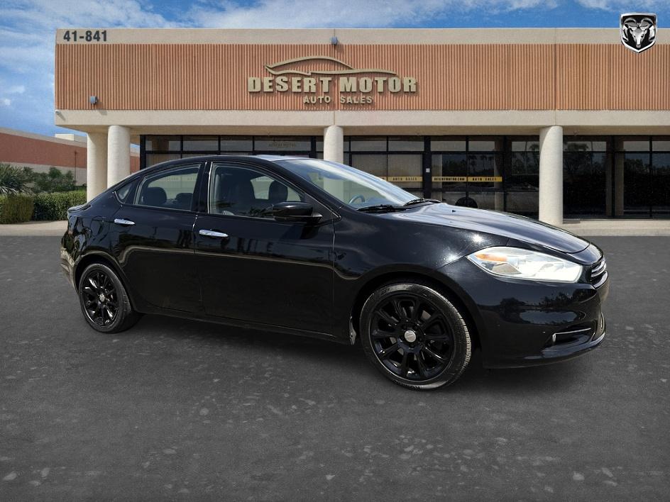 Black 2013 Dodge Dart Limited FWD Sedan Front-Wheel Drive Automatic