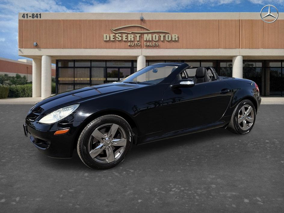 Black 2007 Mercedes-Benz SLK Convertible Rear-Wheel Drive Automatic