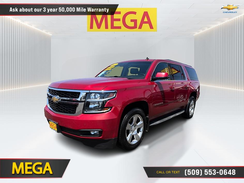 Red (Burgundy) 2015 Chevrolet Suburban SUV / Crossover Four-Wheel Drive Automatic