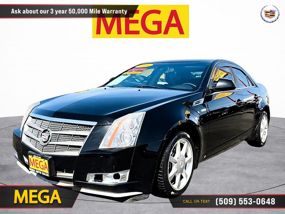Black 2009 Cadillac CTS 3.6L AWD Sedan All-Wheel Drive Automatic