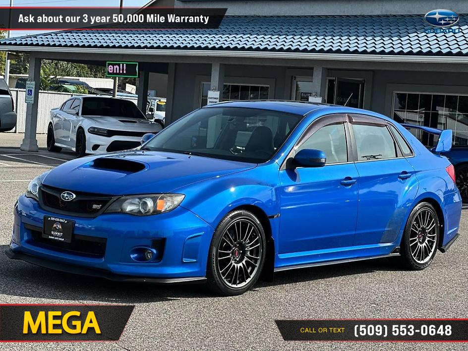 Blue 2011 Subaru Impreza WRX STI Sedan All-Wheel Drive Manual