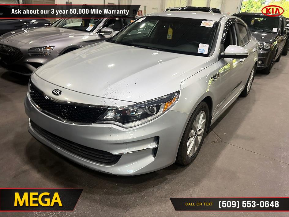 Gray 2018 Kia Optima Sedan Front-Wheel Drive Automatic