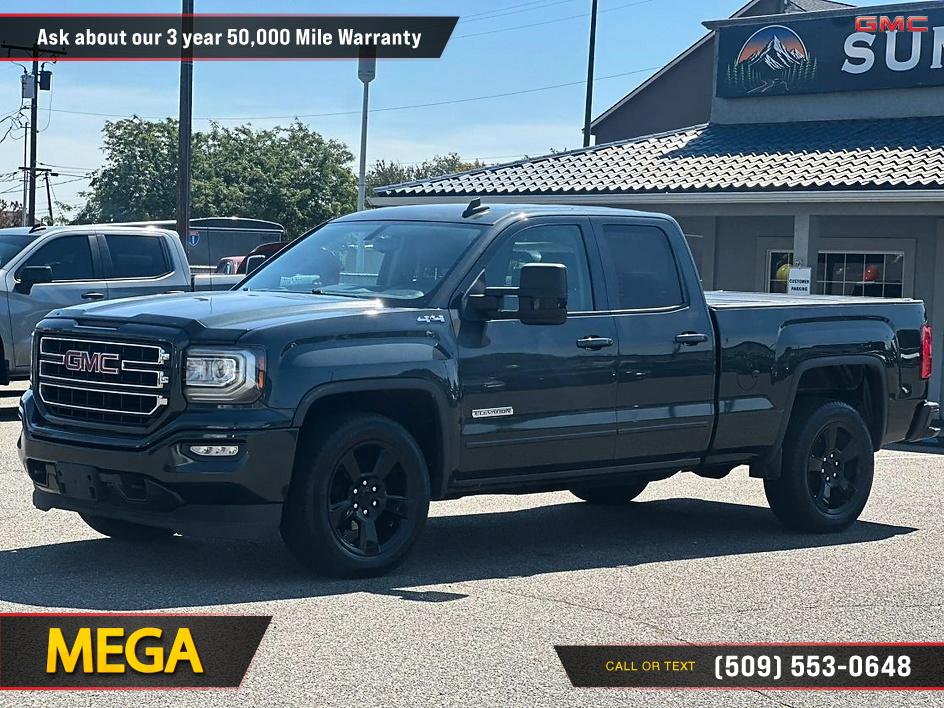 Black 2018 GMC Sierra 1500 Pickup Truck Four-Wheel Drive Automatic