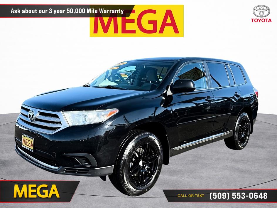 Black 2013 Toyota Highlander AWD SUV / Crossover All-Wheel Drive Automatic