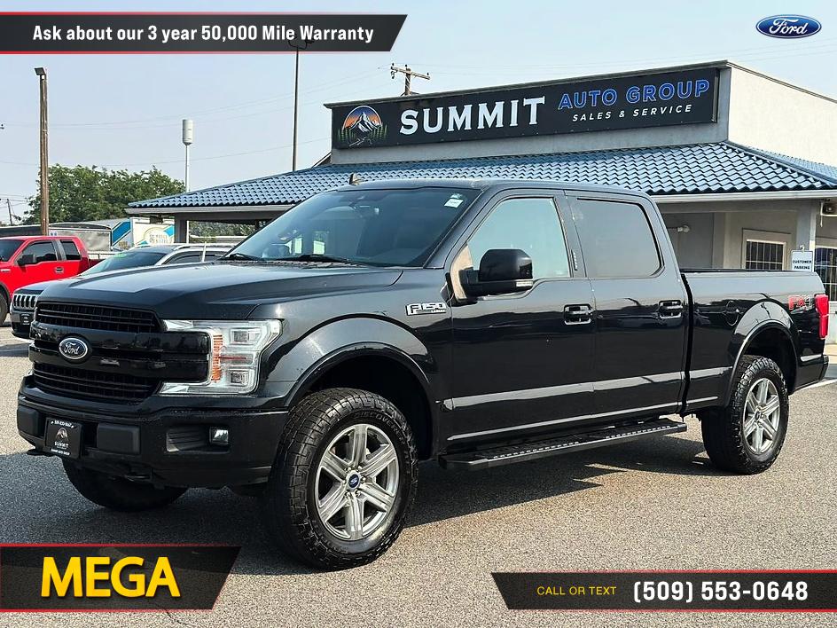 Black 2019 Ford F-150 Pickup Truck Four-Wheel Drive Automatic