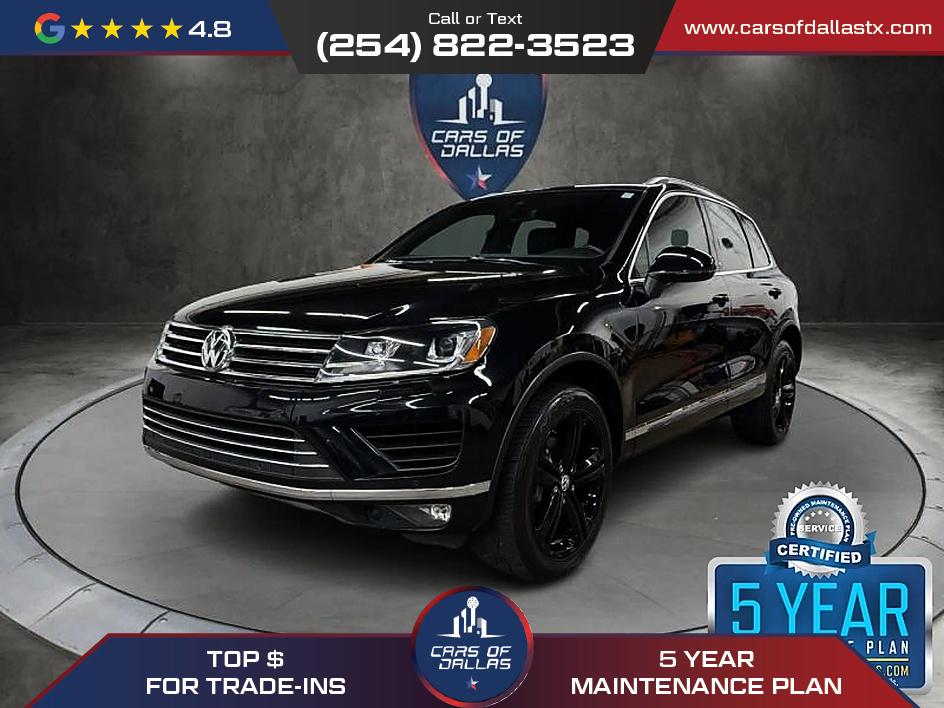 Black 2017 Volkswagen Touareg SUV / Crossover Automatic