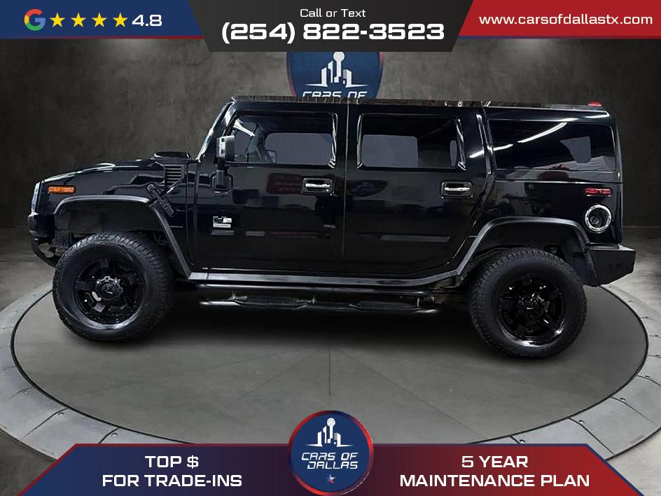 Black 2003 Hummer H2 SUV / Crossover Four-Wheel Drive Automatic
